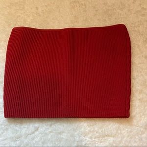 Babaton Red Tube Top XS